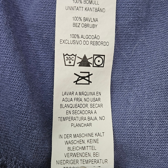 Patagonia Mens Large Cotton in Conversion Pocket Tee Midweight Blue Regular Fit - Picture 9 of 15